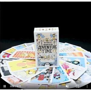 Adventure Time Tarot Deck –78 Cards with Box | Cartoon Divination Set